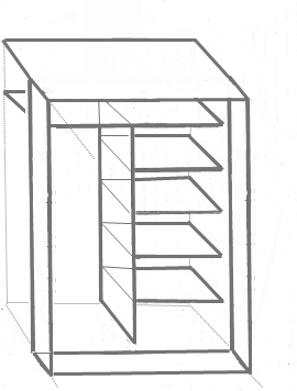 схема сборки шкафа 8