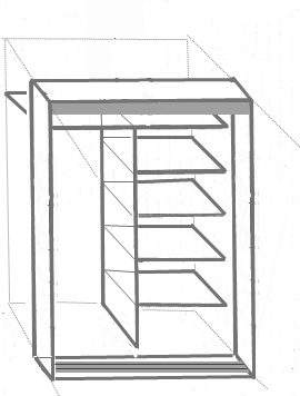 схема сборки шкафа 9