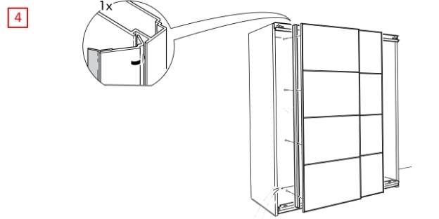 Регулировка дверей шкафа купе икеа пакс